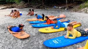 Aula de surf Itacaré